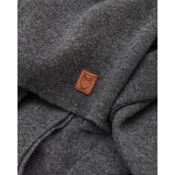 Scarf organic wool - GOTS - Dark Grey Melange