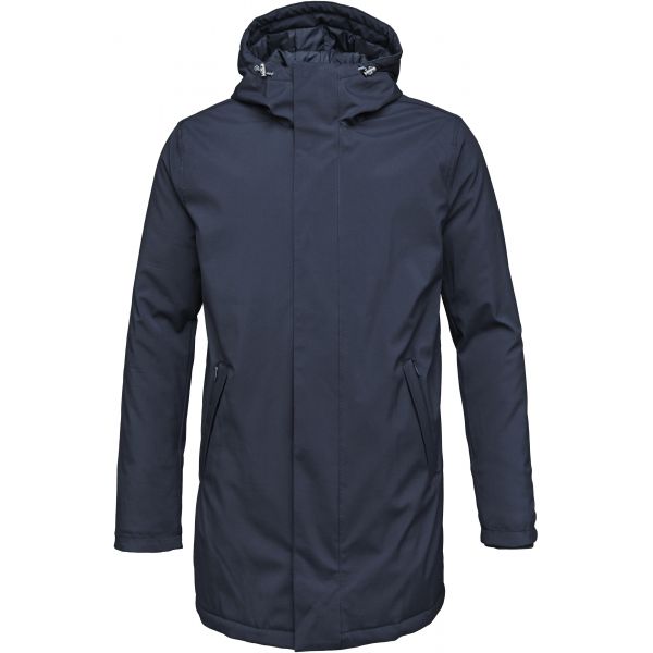 Long Soft Shell Quilted Jacket - GRS - Total Eclipse