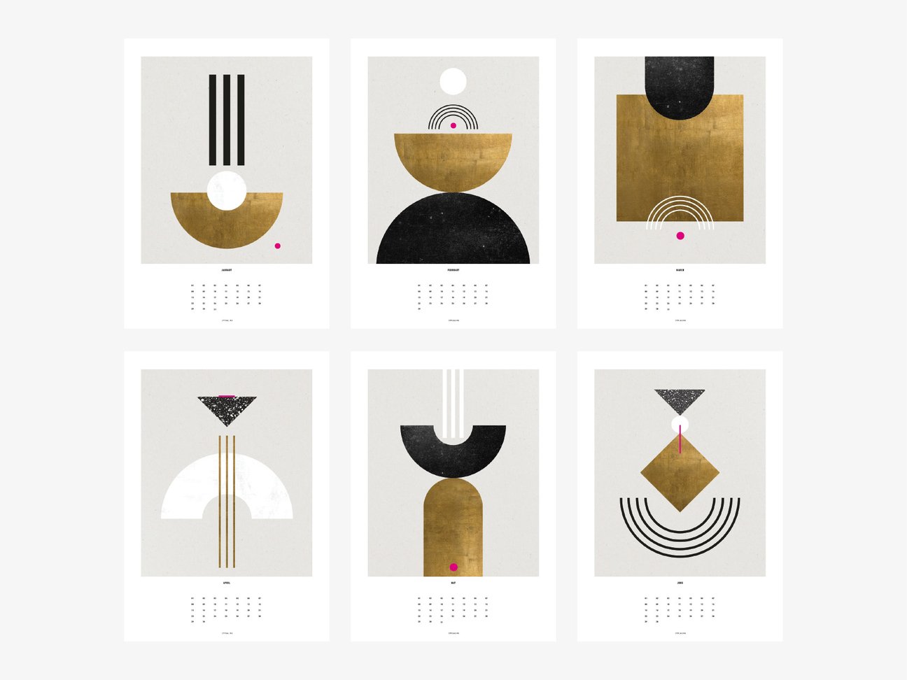 Wall Calendar / Geometry