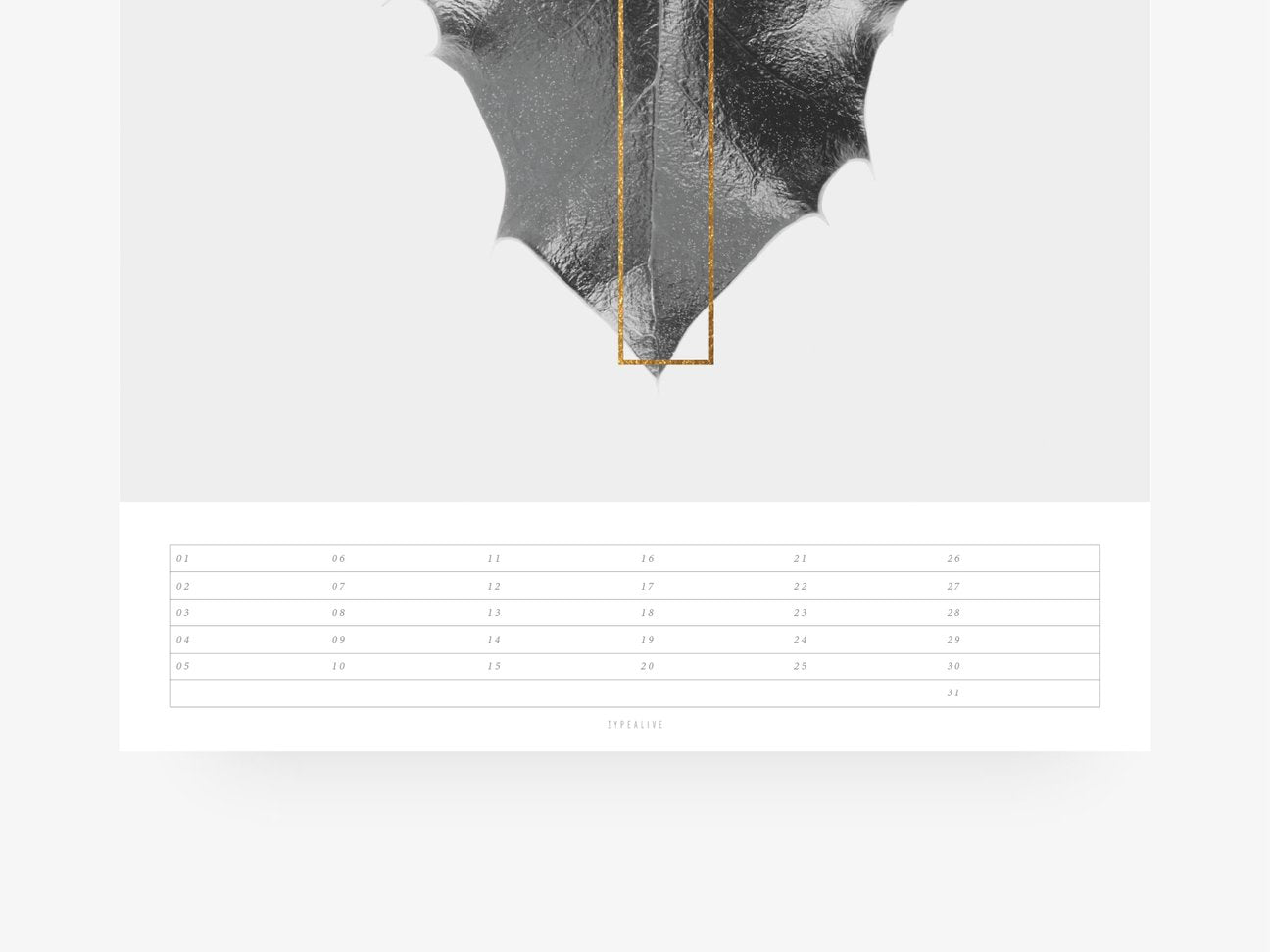 Wall Calendar / Plants – DIN A3