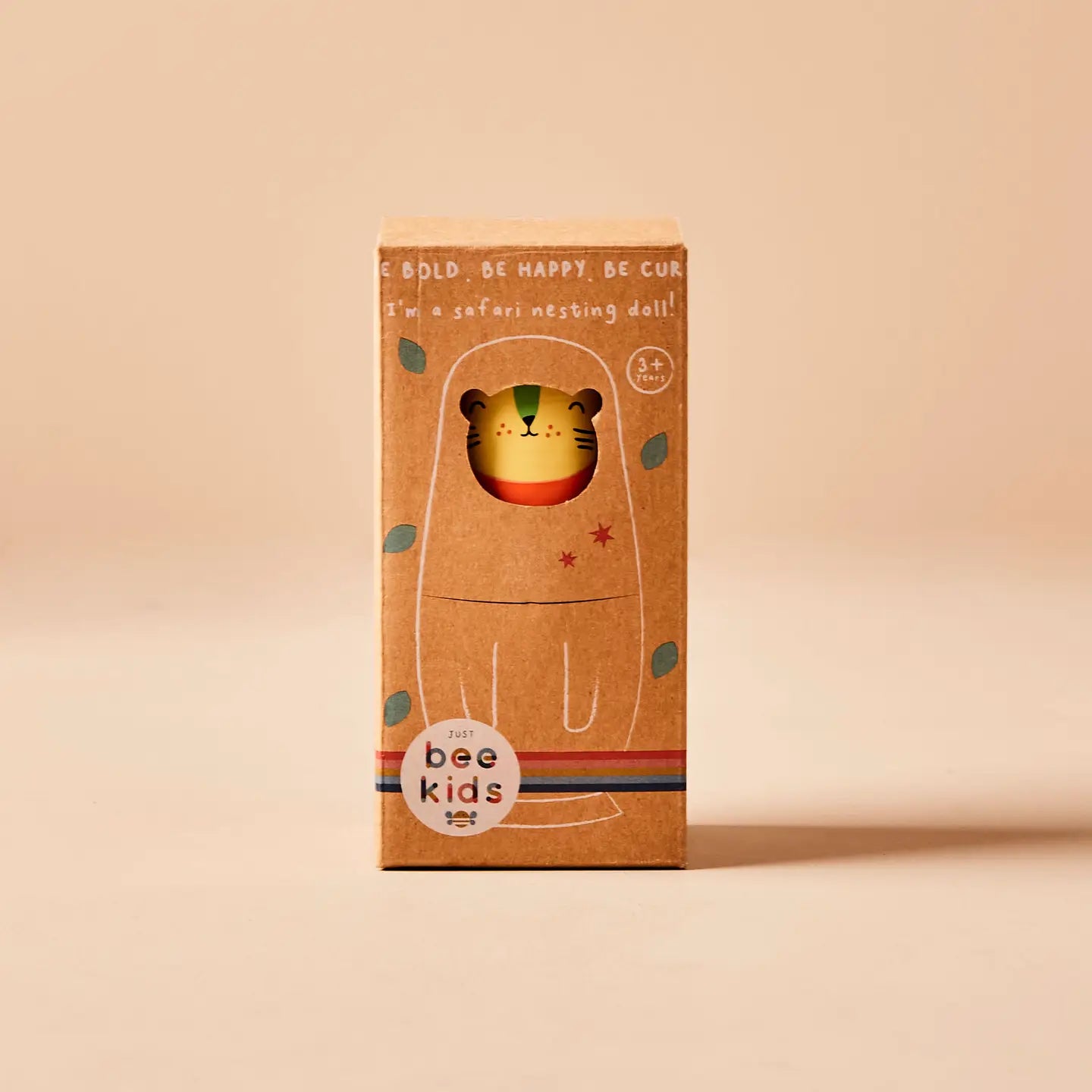 Safari Animal Wooden Nesting Dolls