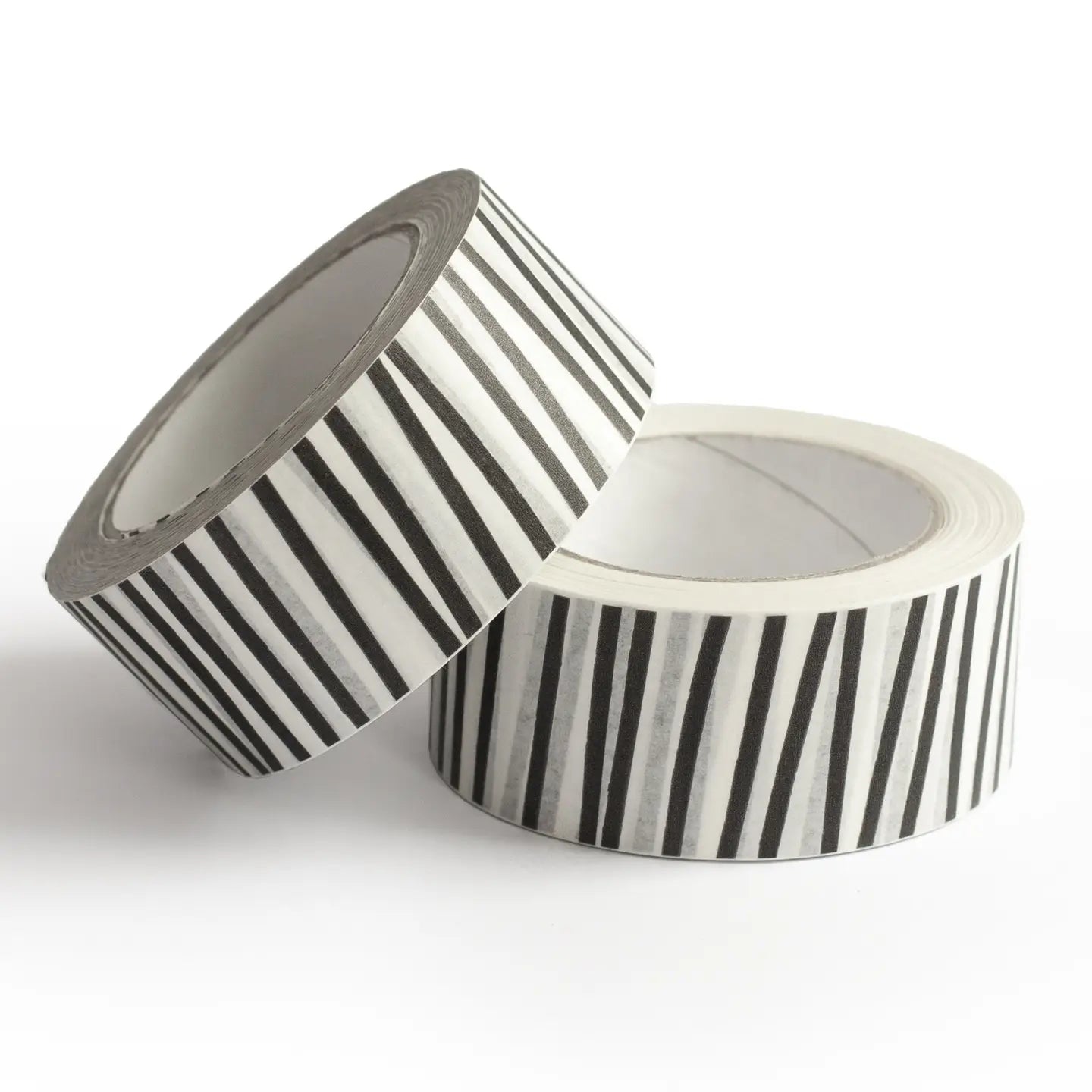 White Packing Tape - Printed Stripes