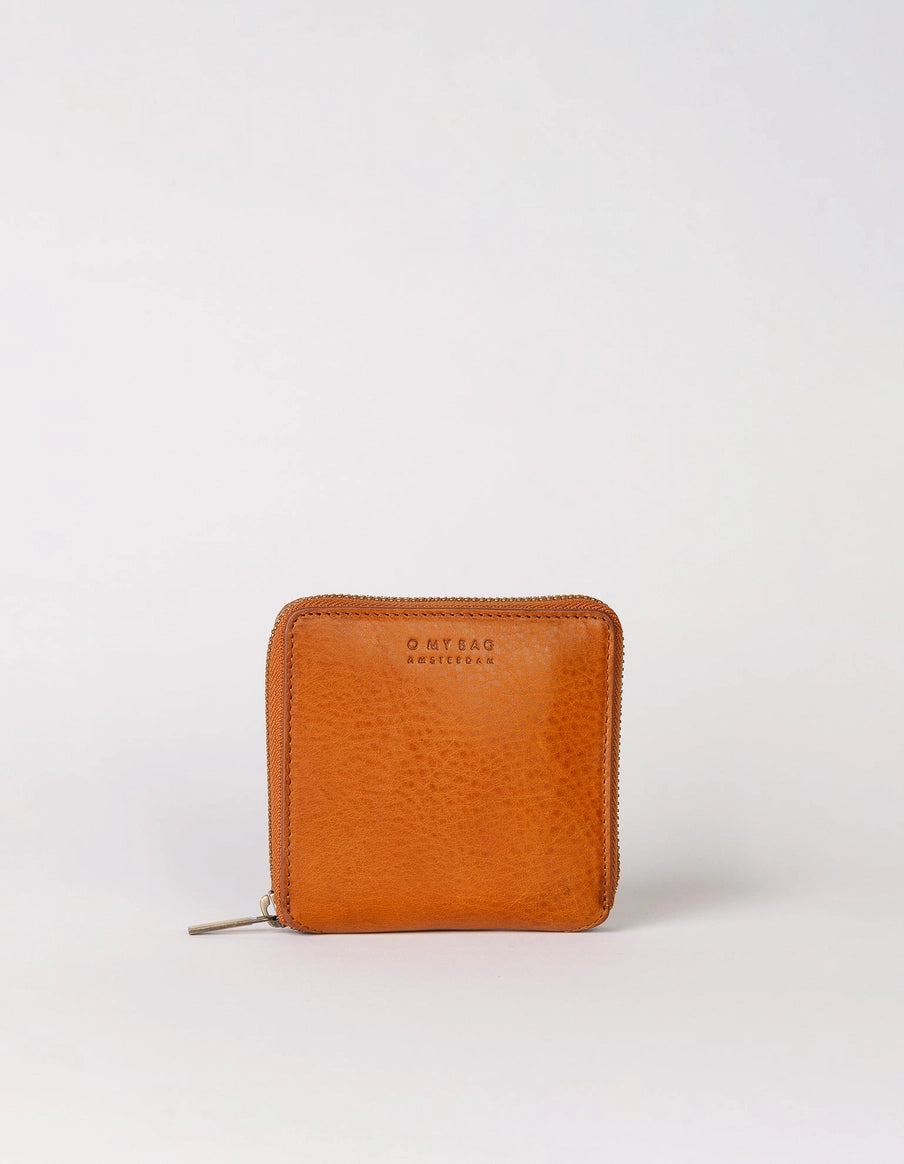 Sonny Square Wallet - Cognac Stromboli Leather