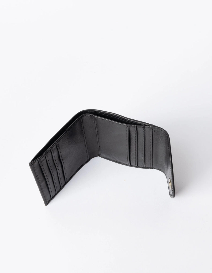 Georgie's Wallet - Black Stromboli Leather