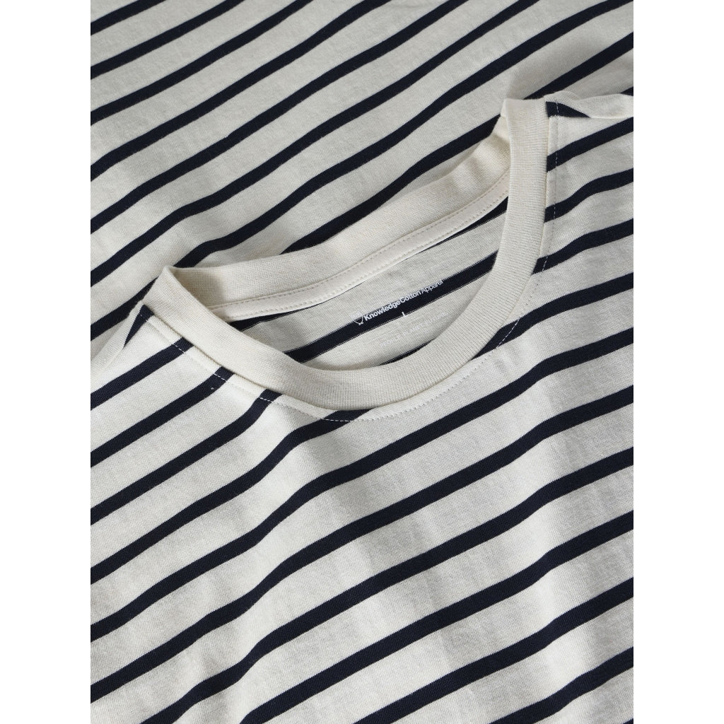 Loose Striped T-Shirt - Navy