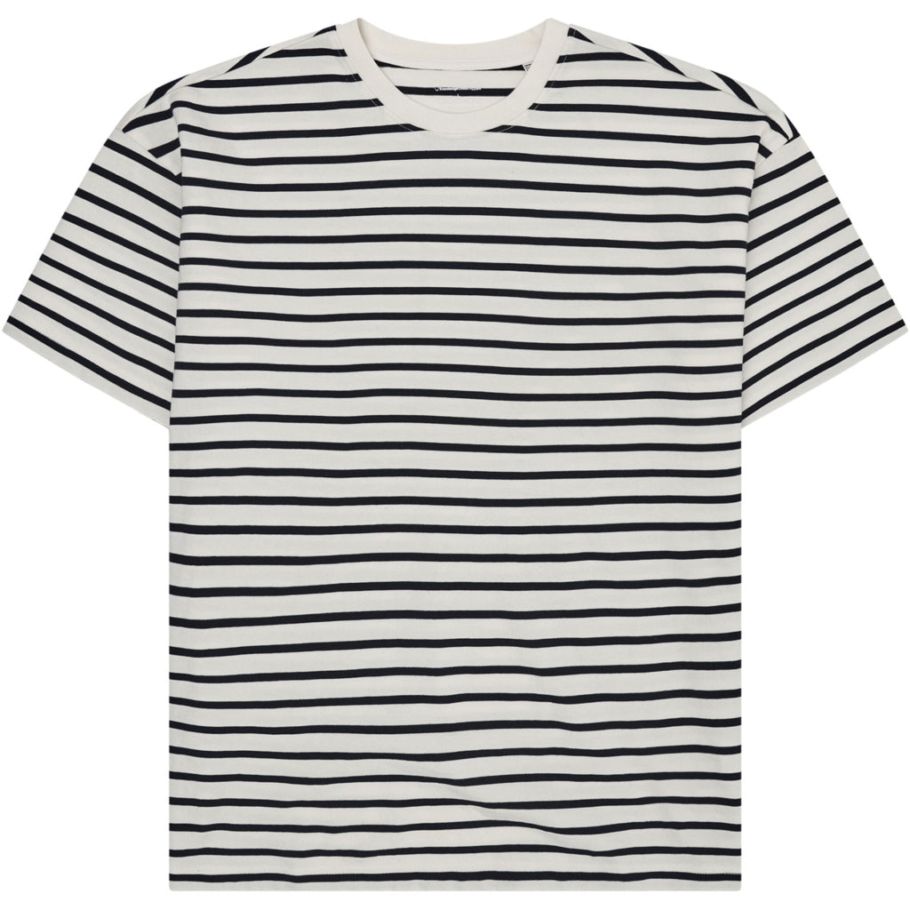 Loose Striped T-Shirt - Navy