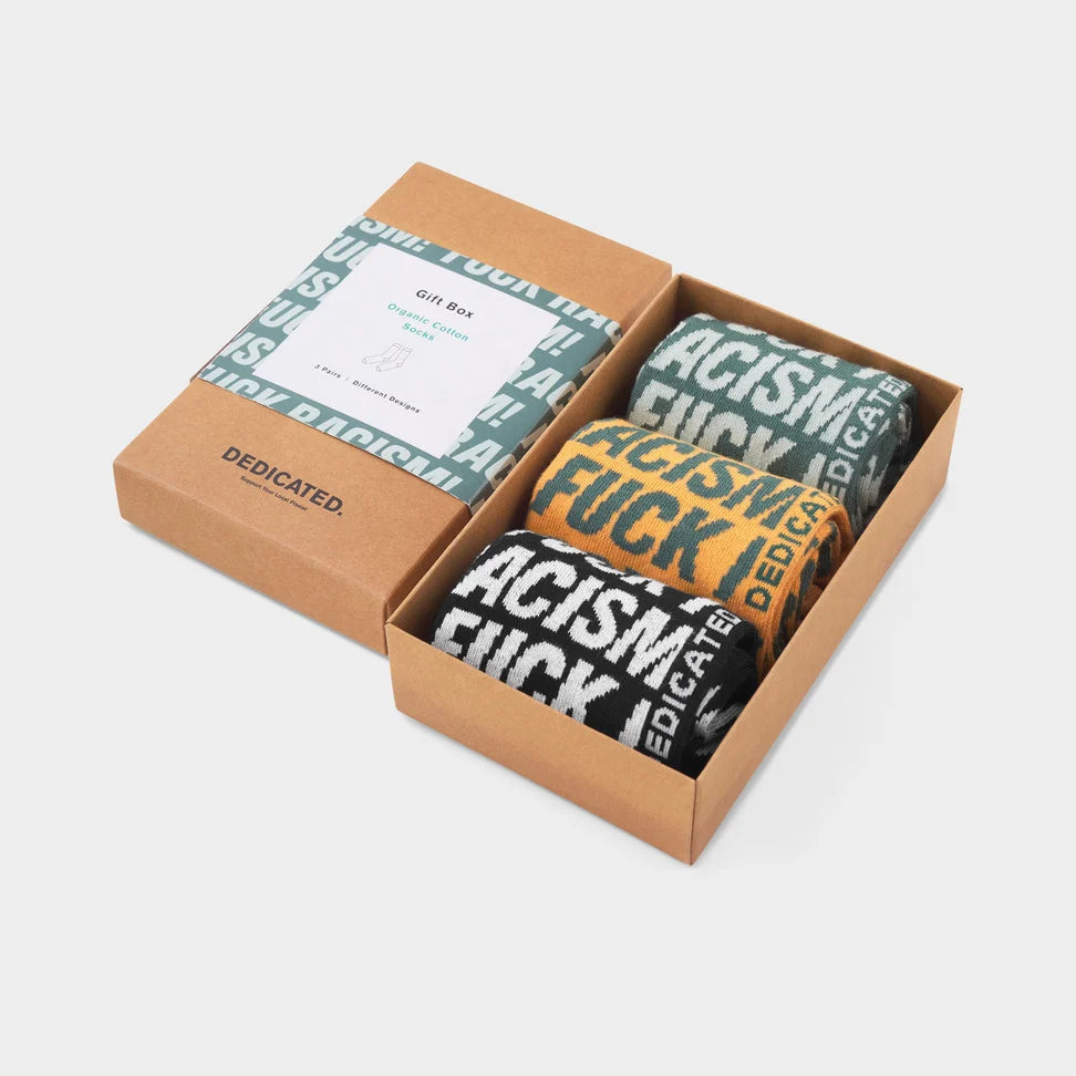 Socks Sigtuna Fuck Racism - 3-pack
