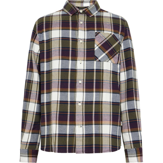 Checked Flannel Shirt - Blue Check