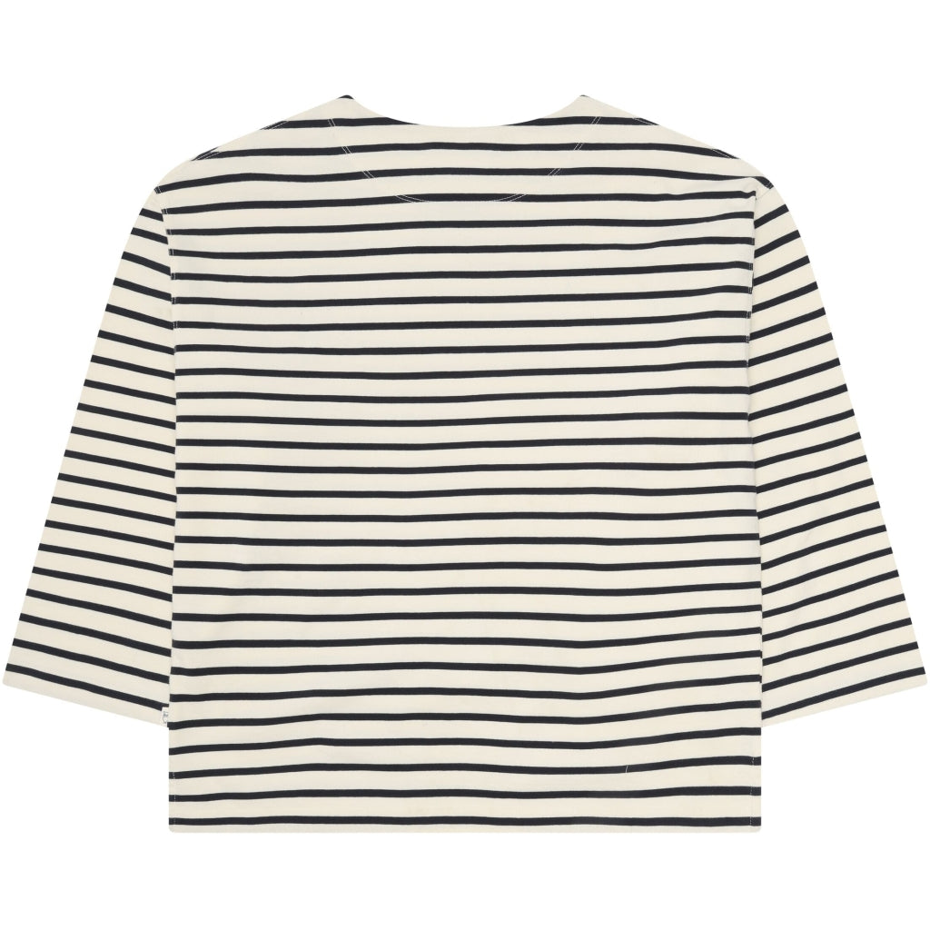 Stripe long sleeve t-shirt - Navy