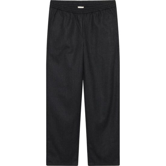 Posey wide wool pants - Dark Grey Melange