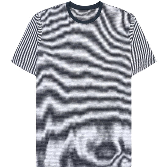 Regular striped basic tee - GOTS/Vegan - Blue