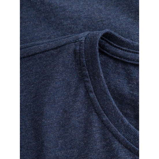 AGNAR basic t-shirt - Regenerative Organic Certified® - GOTS/Vegan - Insigna Blue melange