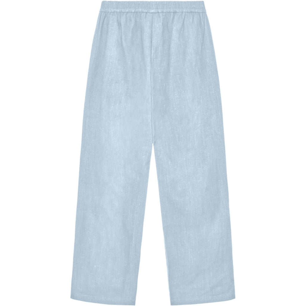 Posey Wide Satin Pants - Skyway