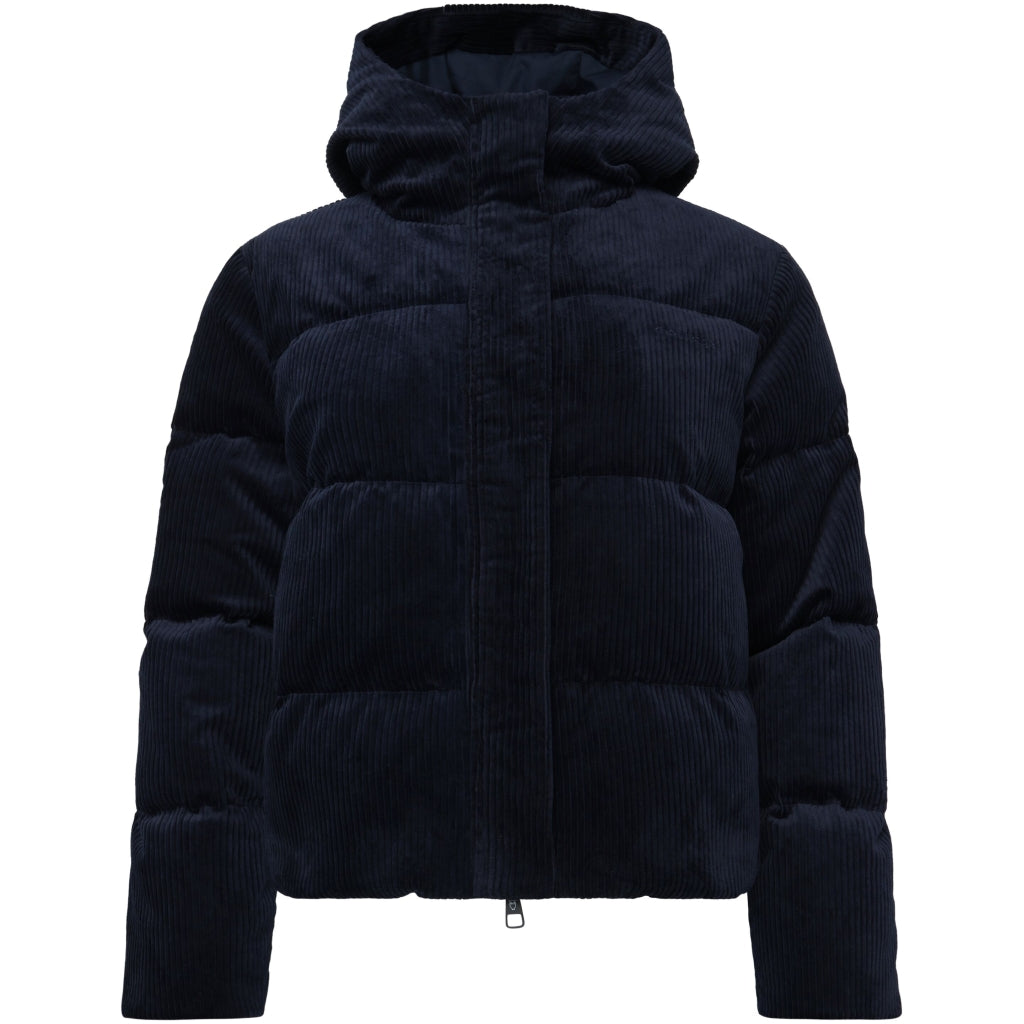 Corduroy puffer jacket - Night Sky
