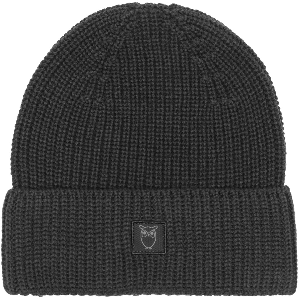 Rib hat - GOTS/Vegan - Black