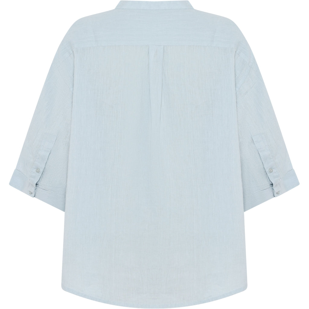 Organic Linen Shirt GOTS/Vegan - Skyway