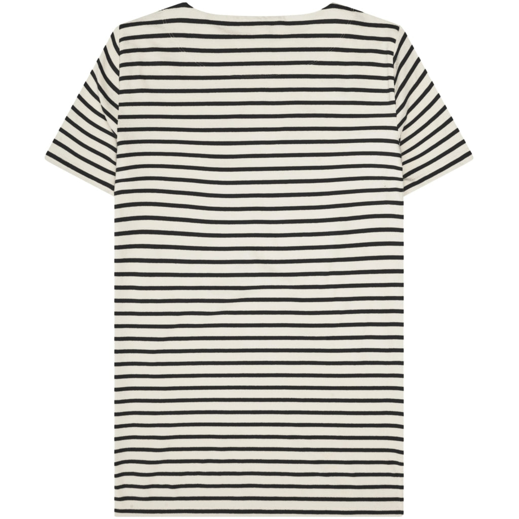 Stripe t-shirt dress - Navy