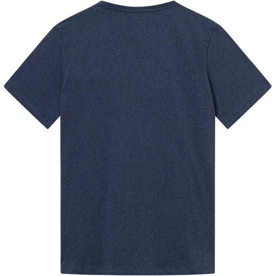 AGNAR basic t-shirt - Regenerative Organic Certified® - GOTS/Vegan - Insigna Blue melange