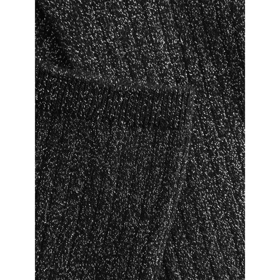Load image into Gallery viewer, Single Pack Rib Lurex Socks - OCS/Vegan -  Black Jet

