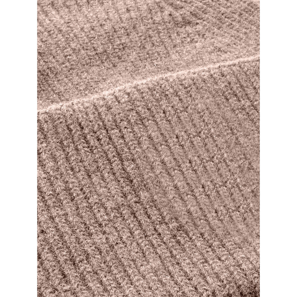 Cashmere Rib Beanie RWS - Kelp melange