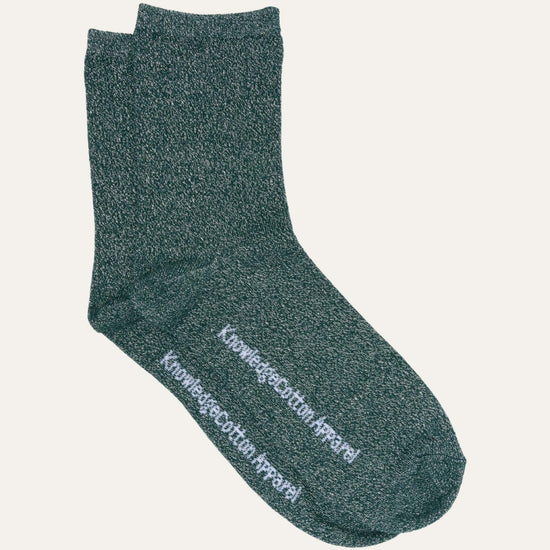 Single Pack Glitter Socks - OCS/Vegan - Trekking Green