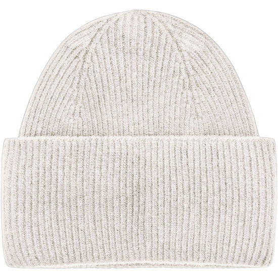 Cashmere Rib Beanie RWS - Egret