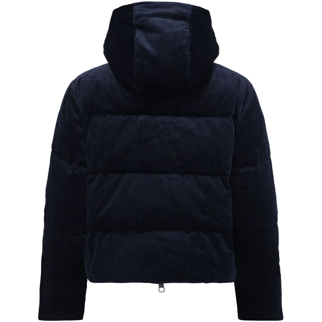 Corduroy puffer jacket - Night Sky