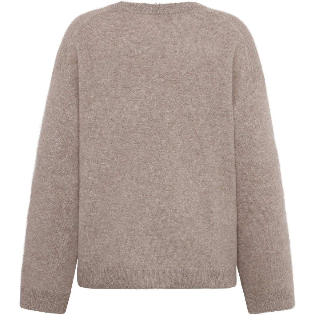 Cashmere Crew Neck Knit RWS - Kelp Melange