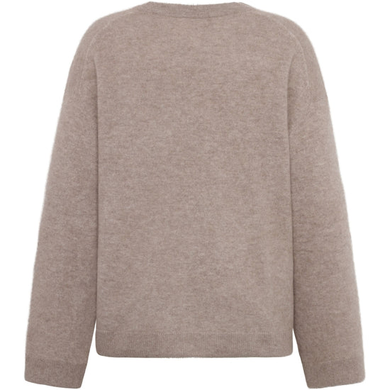 Cashmere Crew Neck Knit RWS - Kelp Melange