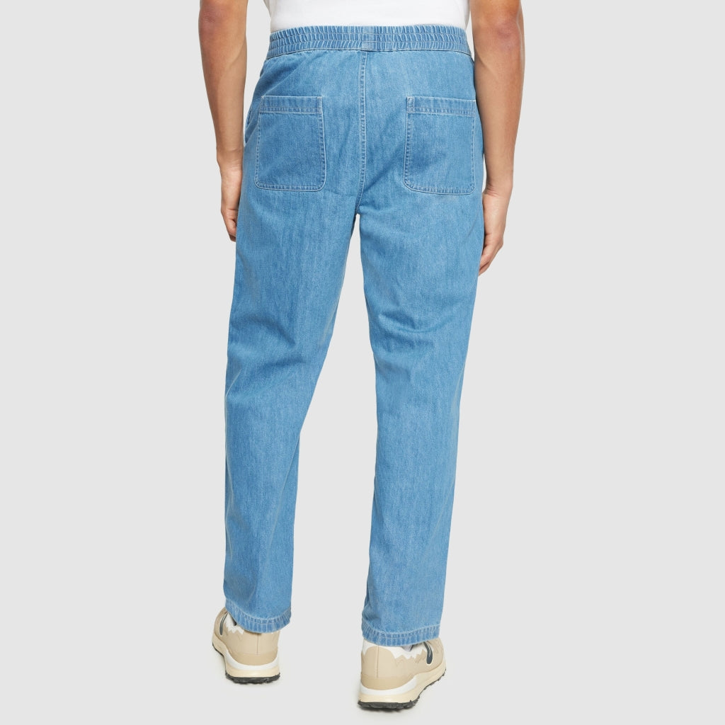 FIG loose denim pants - GOTS/Vegan - Light Blue Denim