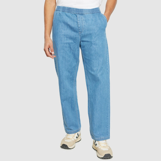 FIG loose denim pants - GOTS/Vegan - Light Blue Denim