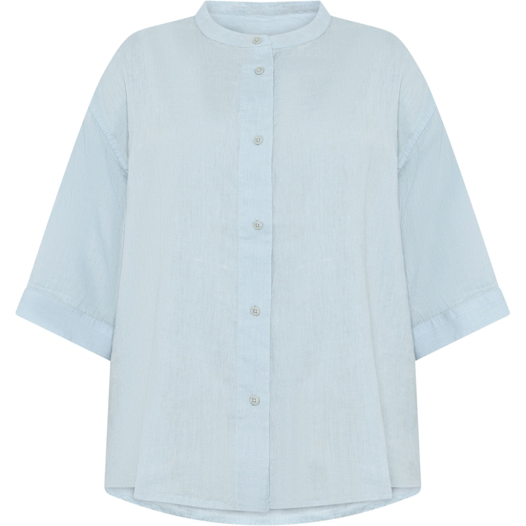 Organic Linen Shirt GOTS/Vegan - Skyway