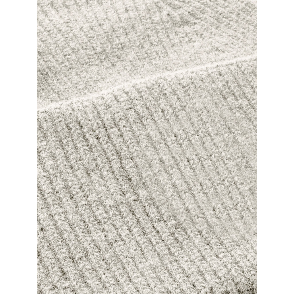 Cashmere Rib Beanie RWS - Egret