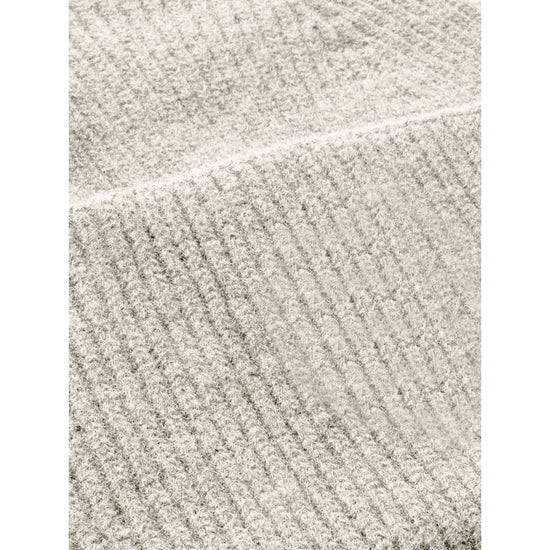 Cashmere Rib Beanie RWS - Egret