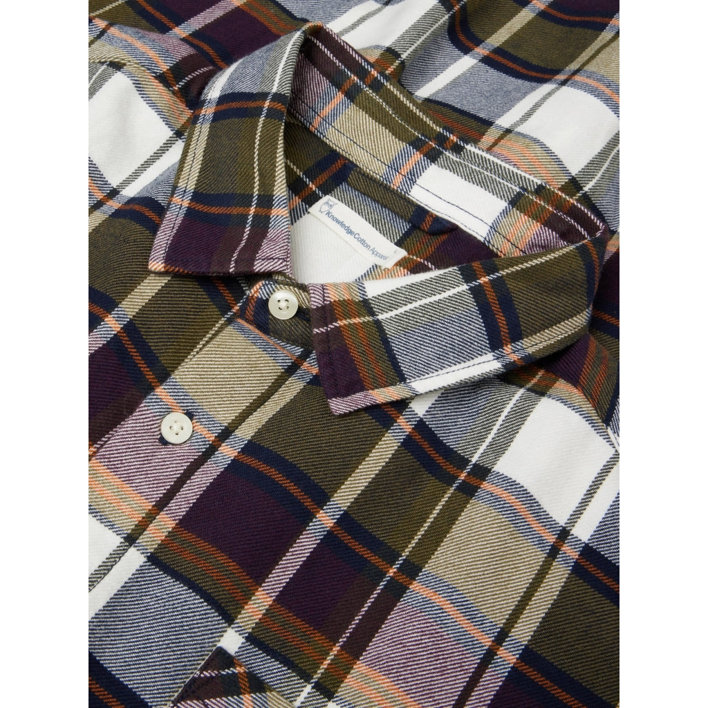 Checked Flannel Shirt - Blue Check