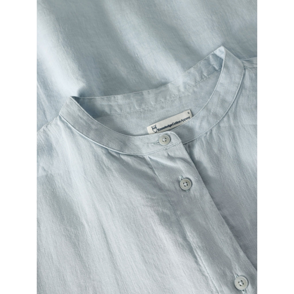 Organic Linen Shirt GOTS/Vegan - Skyway