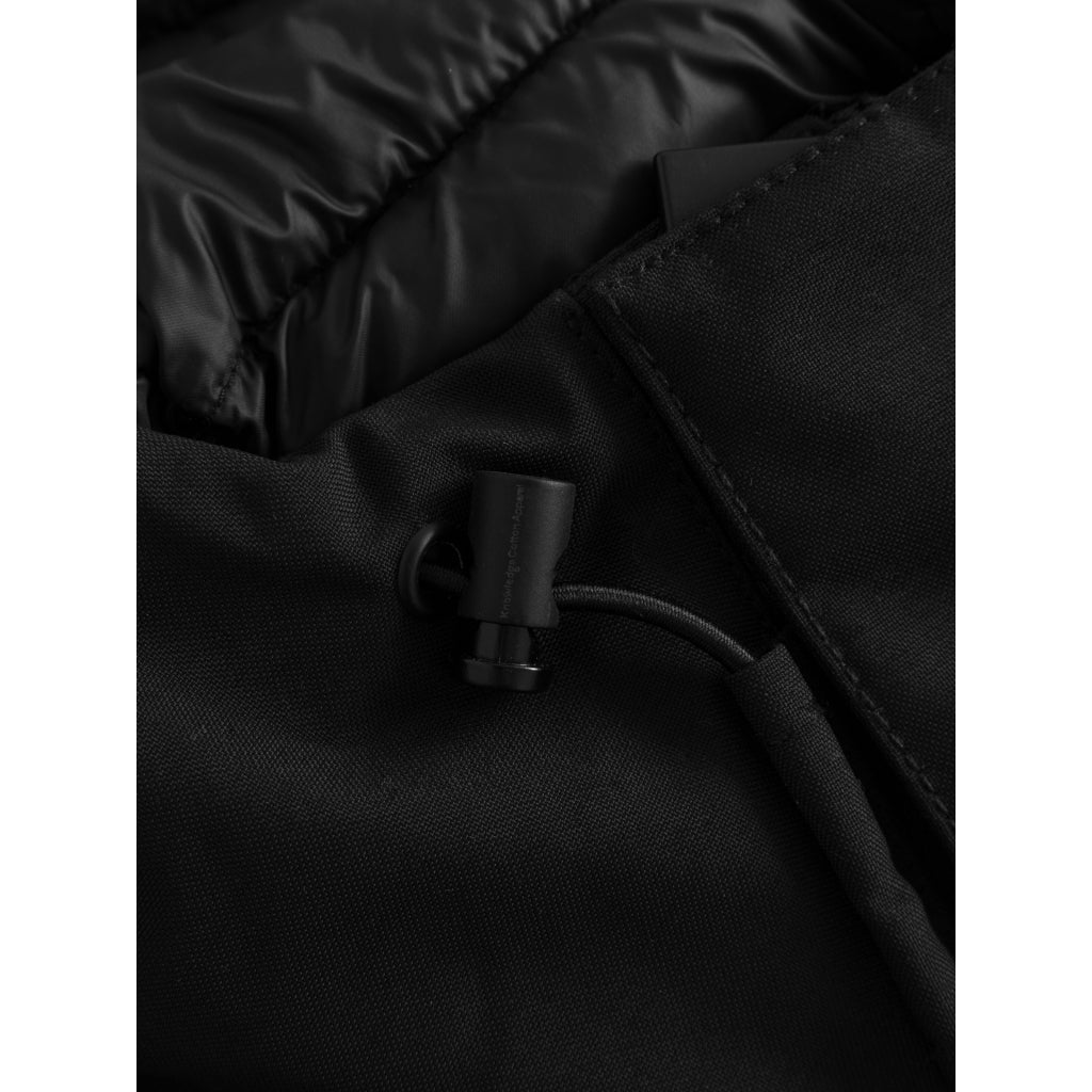 APEX CANVAS™ Long Padded Coat - GRS/Vegan - Black Jet