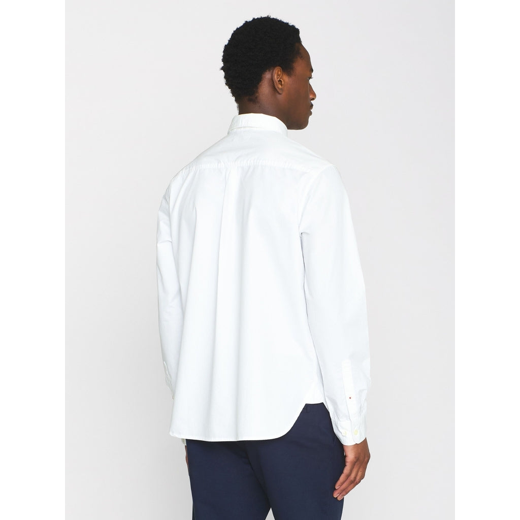 ALF regular crispy cotton shirt - GOTS/Vegan - Bright White