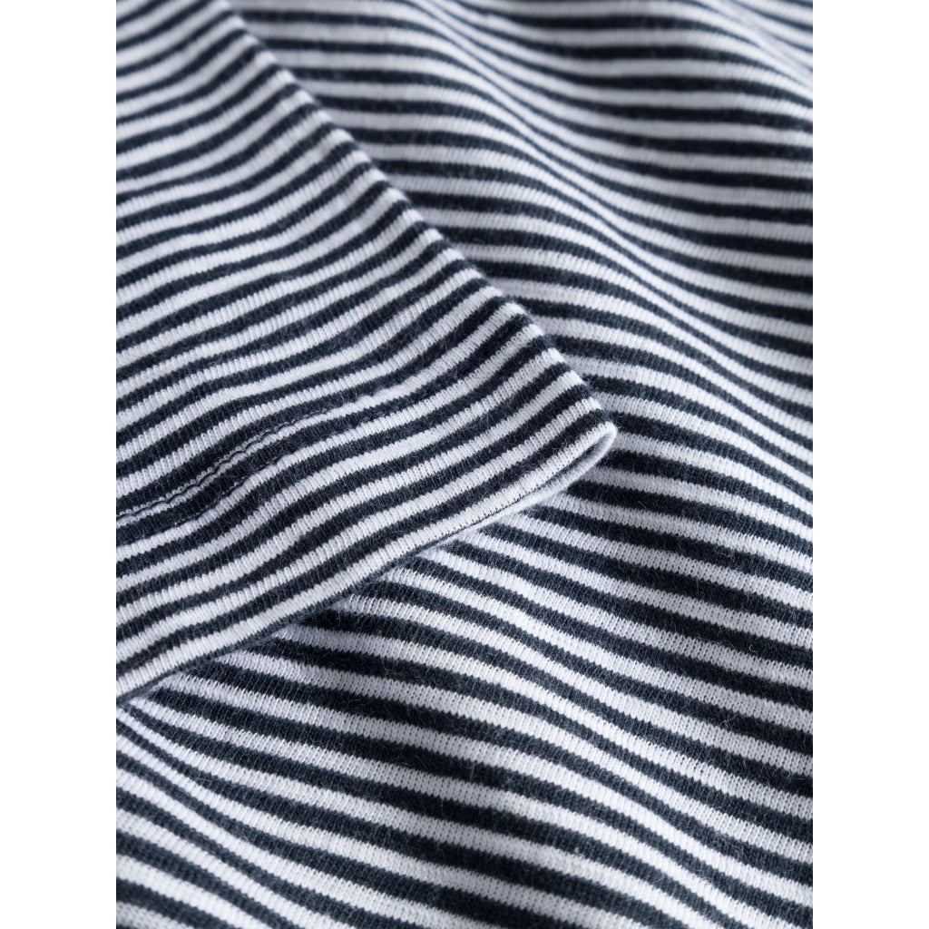 Regular striped basic tee - GOTS/Vegan - Blue