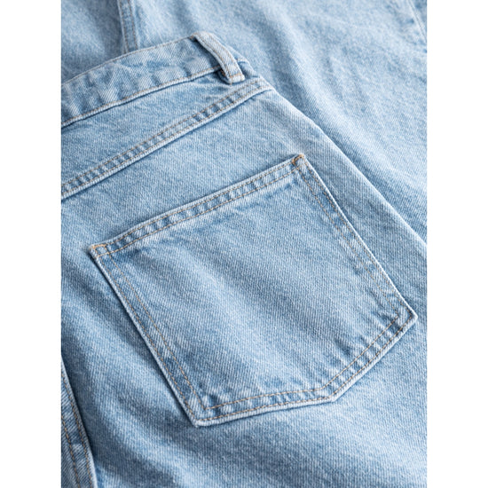 REBORN™ GALE Straight Mid-Rise Bleached Stonewash 5-Pocket Jeans