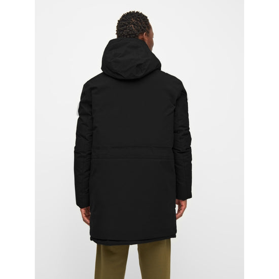 APEX CANVAS™ Long Padded Coat - GRS/Vegan - Black Jet