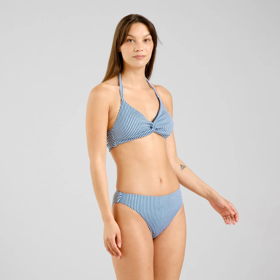 Bikini Bottoms Sanda Thin Stripe Majolica - Blue