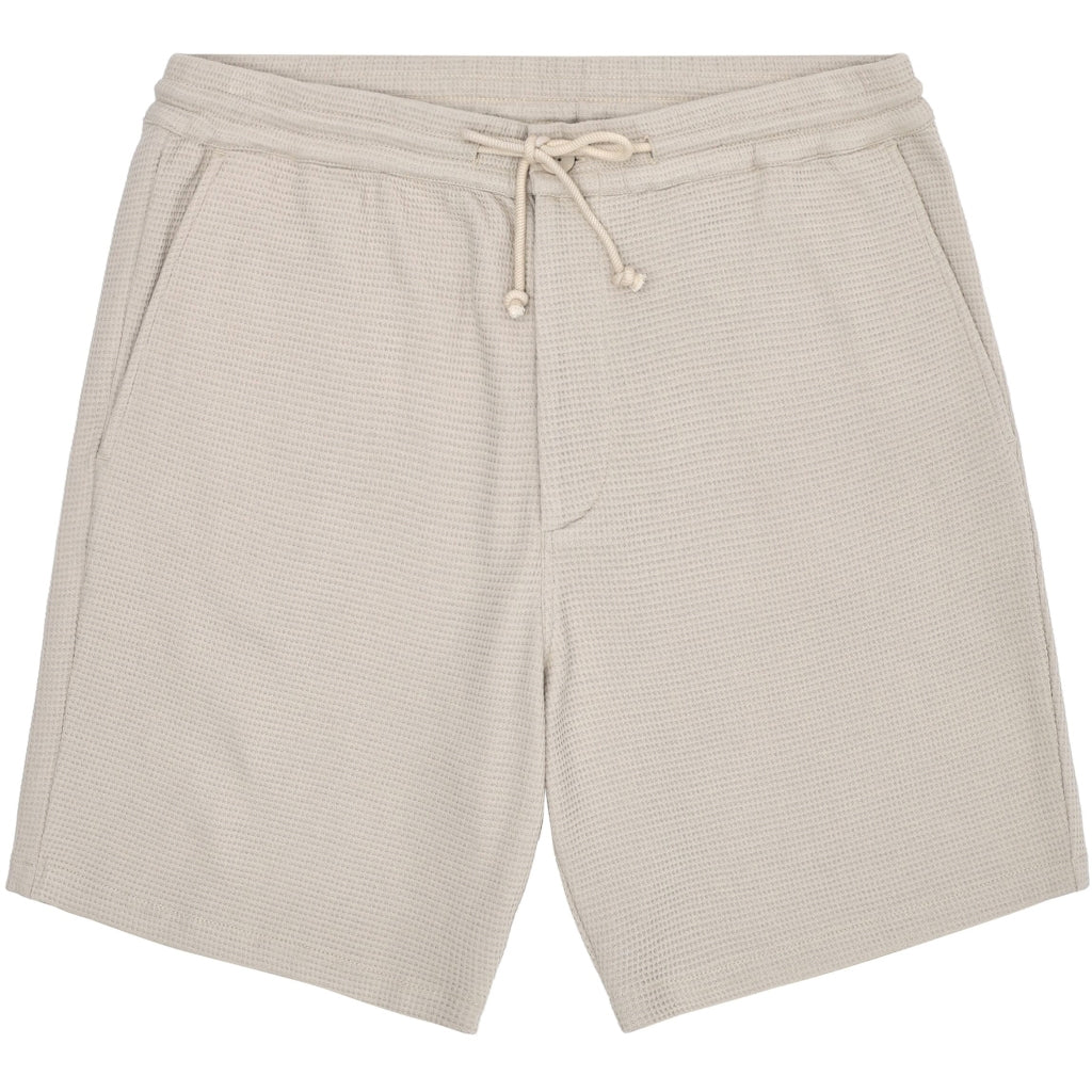 Ash Comfort Waffle Shorts -  Light Feather Gray