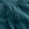 Borrby Linen Pants- Green Mediterranea