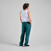 Borrby Linen Pants- Green Mediterranea