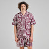 Shorts Essingen - Lines & Sticks Fig Red