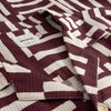 Shirt Marstrand - Lines & Sticks Fig Red