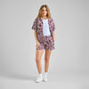 Shorts Aspudden - Lines & Sticks Fig Red
