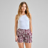 Shorts Aspudden - Lines & Sticks Fig Red