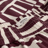 Shorts Aspudden - Lines & Sticks Fig Red